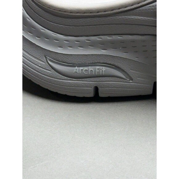 SKECHERS Foamies Slip On CLOG Sandals in GRAY - Faux Fur Lined Men\'s 13 US main image 4